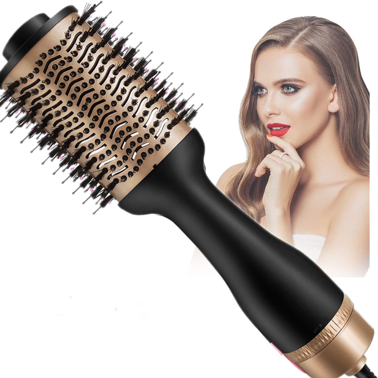 Hot Air Brush, 5 in 1 Hair Dryer Brush ,1200W High Power One Step Hair