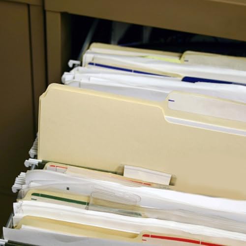 File Folder,  150 Pack 1/3 Cut Tab File Folders Letter Size, Manila Folders, Folders with Tab, Great for Organizing and Easy File Storage
