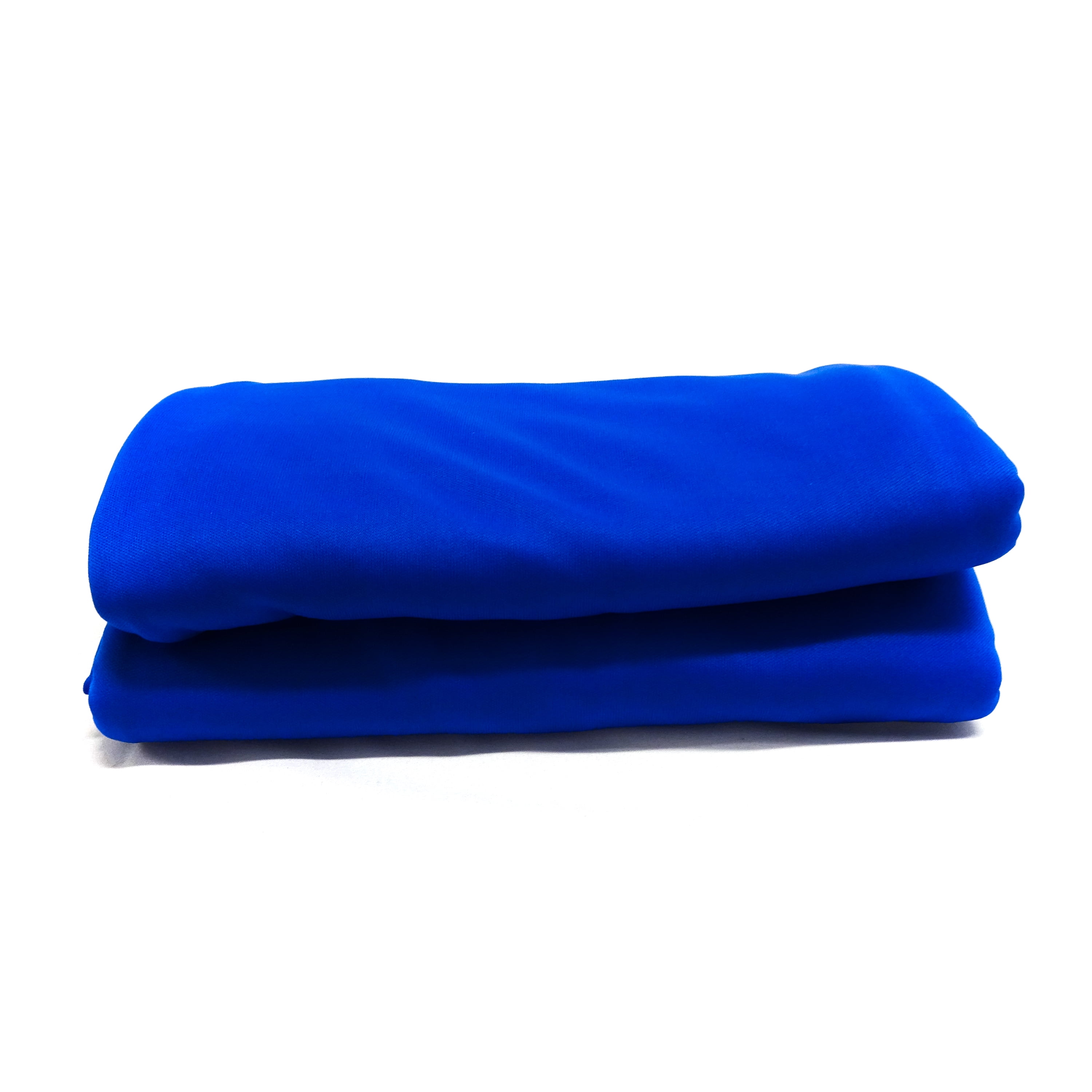Shason Textile (3 Yards Cut) Poly Knit Solid Fabric For Creative Projects, Cobalt, Available In Multiple Colors.