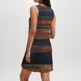 thumbnail image 4 of Ovzne Robes pour Femmes 2025 Robe d'Été pour Femmes Tendance Décontractée Imprimée avec Poches Sans Manches Col de Jardin Robe pour Femmes Imprimée Liquidation, 4 of 5