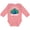 Mauve, variant on Inktastic Peacock Girls Long Sleeve Baby Bodysuit