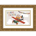 thumbnail image 1 of Robinson, Tamara 14x10 Gold Ornate Wood Framed with Double Matting Museum Art Print Titled - Toy Box Airplane, 1 of 4