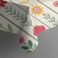 thumbnail image 5 of Pioneer Flower Floral Print Pattern Rectangle Tablecloth 60"x102",Waterproof Polyester Rectangle Table Cloth, Wipeable Spillproof Polyester Tablecloth for Dining, Camping, Indoor and Outdoor, 5 of 6