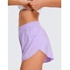 thumbnail image 3 of Shorts CRZ YOGA Cintura Media con Corte Lateral 10 cm Secado Rápido Lila XL, 3 of 3