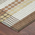 thumbnail image 3 of Addison Rugs Chantille Indoor/Outdoor Transitional Geometric Paprika Machine Washable Rectangle Rug, 3' x 5', 3 of 8