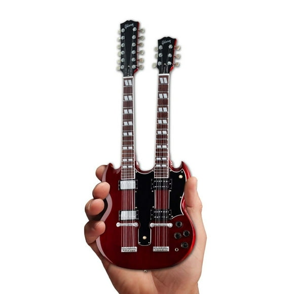 Axe Heaven Gibson SG EDS-1275 Doubleneck Mini Guitare à Collectionner