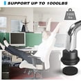 thumbnail image 6 of Bell Glides Replacement Office Chair or Stool Swivel Caster Wheels to Fixed Stationary Castors, Office Chair Wheels for Carpet - with Separate Self Adhesive Felt Pads/Chair Feet Wheel Stopper, 6 of 6