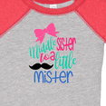 thumbnail image 4 of Inktastic Middle Sister to a Little Mister Girls Baby Bodysuit, 4 of 5