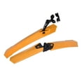 thumbnail image 2 of 1 Pair Bike Mudguard, Mountain Bike Mud Guard Front and Rear Set Removable Easy Installation Mudguard Bike for Travel Riding Replaces , Orange, 2 of 8