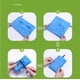 thumbnail image 2 of Bolsas reutilizables para la compra, plegables, lavables a máquina, coloridas, a granel, paquete de 10, 22,7 kg, extragrandes, plegables y reutilizables, con cierre de cremallera, de poliéster ligero., 2 of 5