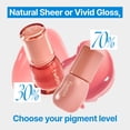 thumbnail image 2 of Brillo de labios sin brillo 3D, 30% de alto brillo, sorbete de 5,3 ml, 2 of 8