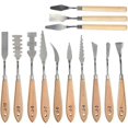 thumbnail image 1 of 13Pcs Palette Knife Set - Stainless Steel Paint Mixing Drawing Painting Palette, 1 of 5
