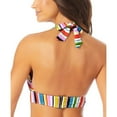 thumbnail image 2 of Anne Cole Womens Striped Halter Bikini Swim Top, 2 of 2