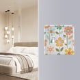 thumbnail image 4 of Yayeee Toggle Light Switch Wall Plate 3-Gang 6.37"x4.48" Decorative Outlet Cover, Orange Retro Flower, 4 of 7