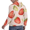 thumbnail image 6 of Haiem Strawberries Patterned Men's Hoodie with Kangaroo Pocket - Ideal Pullover Sweatshirt for Daily Wear, Travel, and Home-X-Large, 6 of 7