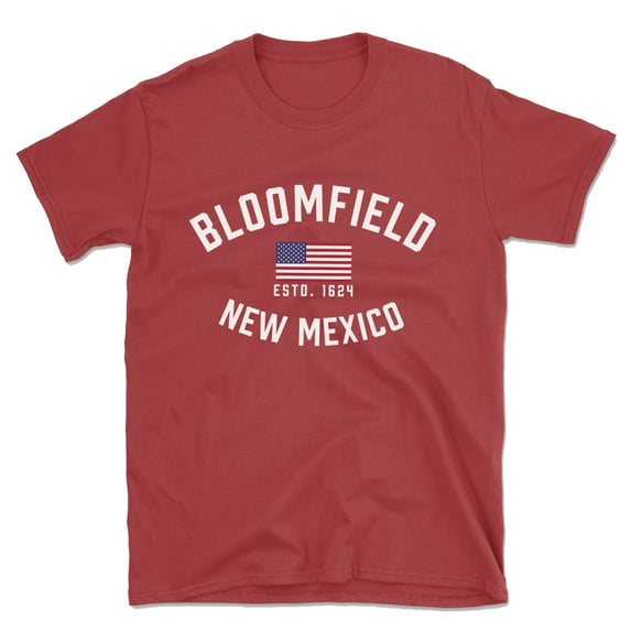 Bloomfield New Mexico Patriot Men's Cotton T-Shirt