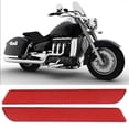 thumbnail image 1 of Side Marker Reflector, Pair Of Motorcycle Saddlebag Reflector Latch Cover  Warning Fit For Touring FLT FLHT FLHRC, 1 of 8