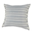 thumbnail image 3 of LR Home Striped Oversized Indoor Outdoor Throw Pillow, 24" Square, Blue / White, Count per Pack 1, 3 of 10