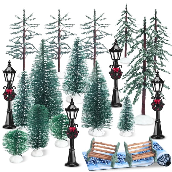 Set de accesorios Christmas Village Halloscume, 22 unidades