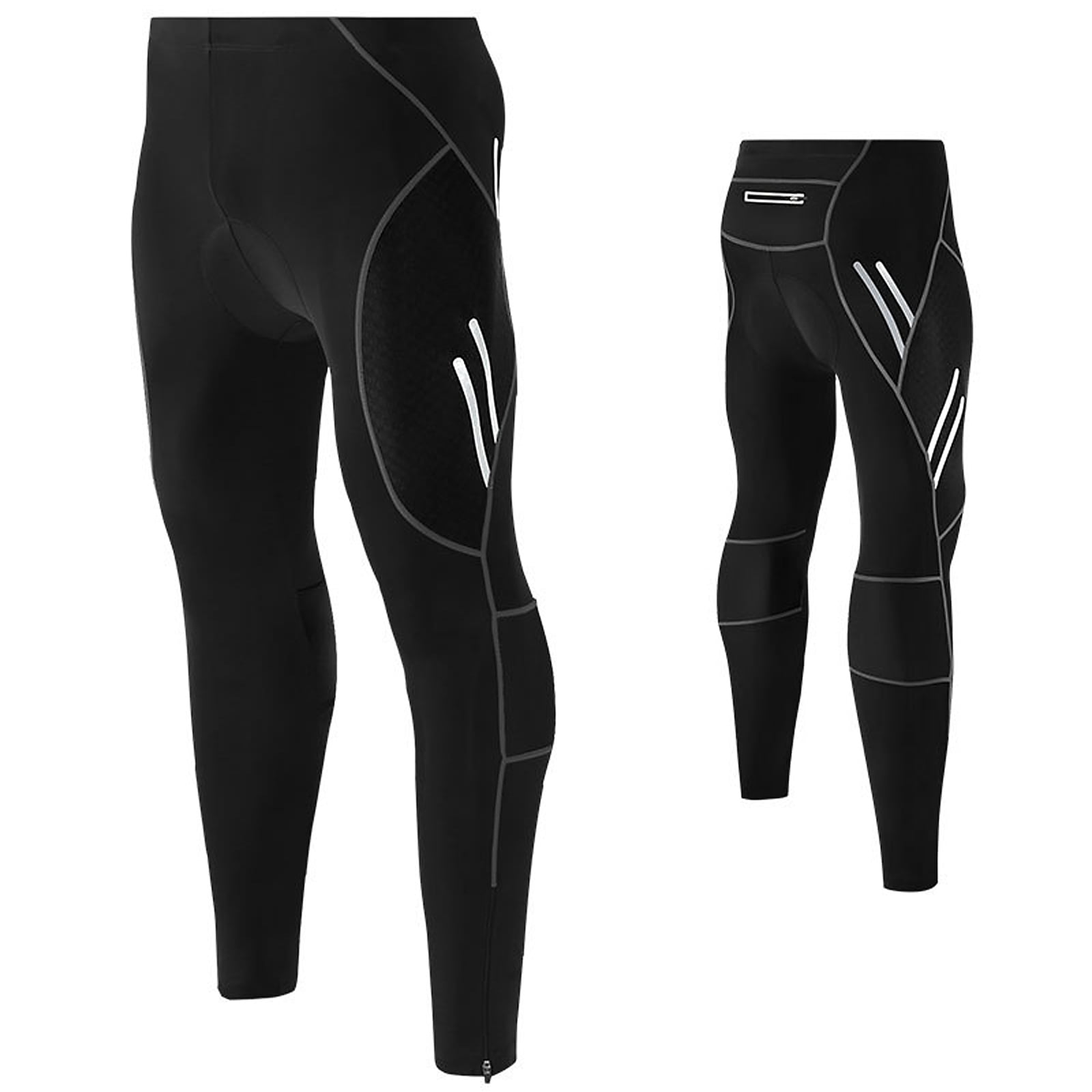 Details about   Men's Cycling Tights Slicone Padded Pants Bicycle Long Trousers Bike Legging 