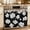 Black White, variant on Green Christmas Oven Skirt Curtain 27"Wx20"L, Waterproof Ruffled Stove Cover Skirt with 8 Ribbon Ties, Xmas Tree Elk Christmas Decorative Oven Door Curtain for Kitchen Dishwasher Cabinet