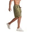 thumbnail image 6 of Teissuly Men's Multi-Pocket Workwear Shorts Loose Fit Jogging Athletic Five Pants, 6 of 9