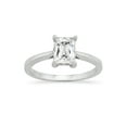 thumbnail image 2 of Cubic Zirconia Baguette Cut Ring in Sterling Silver, 2 of 4