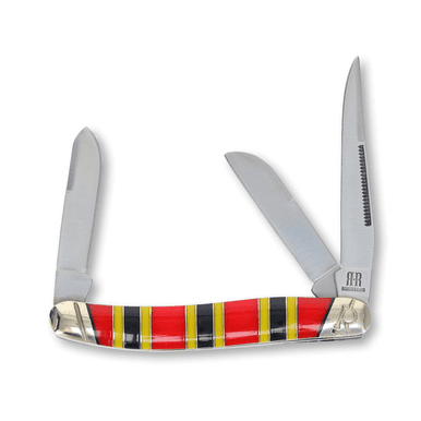 Rough Ryder Knives Rough Ryder Coral Snake Stockman Folding Knife