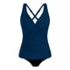 thumbnail image 2 of Conjunto de Bikini de Cintura Alta para las Mujeres sin Mangas Traje de Baño Sólido, Push-Up Acolchado Alto Corte Traje de Baño Blusa, 2 of 5