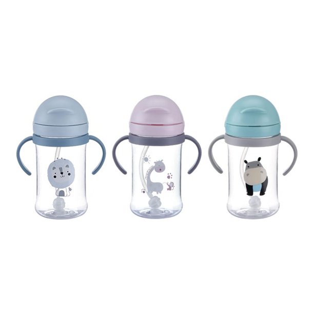Straw Sippy Cup For 1+Year OldBaby Cups With Lids Straws Spout