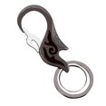thumbnail image 1 of Black Llavero al aire libre Llaveros de llama Cinturón Clip Llavero de coche para hombres y mujeres, 1 of 5