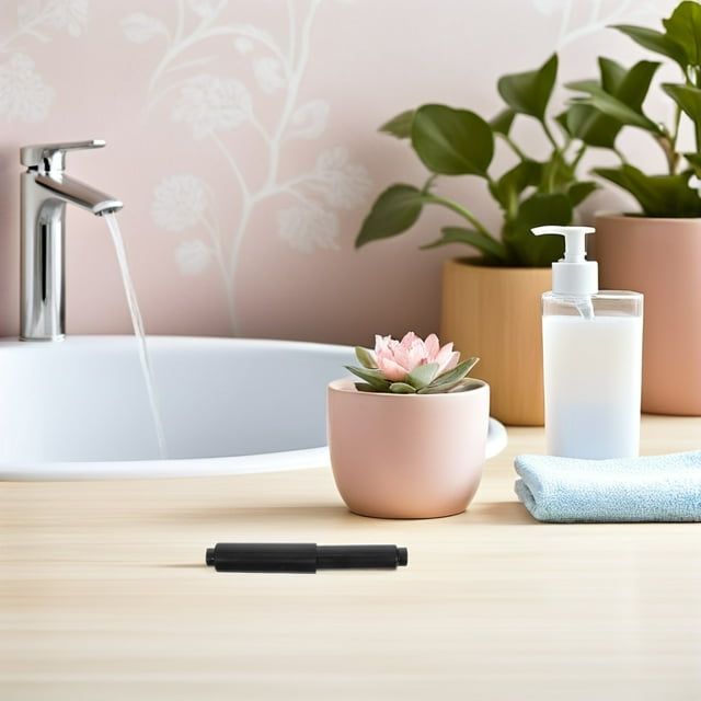 ELAYARD 2 Pcs Tiges de Remplacement pour Porte-Papier Toilette en Plastique avec Mécanisme à Ressort