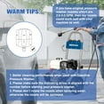 thumbnail image 4 of MEKOH Pressure Washer Nozzle, 7-in-1 Quick Changeover Nozzle, Adjustable Pressure Washer Nozzle with 1/4 Inch Quick Connect, 3200 PSI Spray Nozzle, 4 of 7