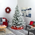 thumbnail image 7 of Nearly Natural 8ft. Flocked Fraser Fir Artificial Christmas Tree, 7 of 7