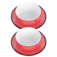 thumbnail image 3 of Dinnerware Set, Tableware Set, Red Grid Salad Bowl Kit Beautiful And Practical Easy To Clean For Outdoor,Car,Home,Coffee Shop Restaurant,Hotel,Tea House, 3 of 8