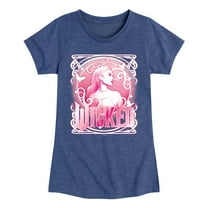 Wicked - Glinda Portrait - Girls Toddler and Youth Fitted Short Sleeve Graphic Tee