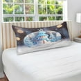 thumbnail image 5 of Coolnut Cute Christmas Snowman Plush Pillow Case, Zippered Bed Pillow Pillowcases, Super Soft and Cozy Pillowcase Covers for Sleep Decor Giftsation - Standard Size 20x26in, 5 of 7