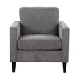 thumbnail image 4 of Lumisource Wendy Accent Chair With Black Wood Finish CHR-WENDYAC BKGY, 4 of 7