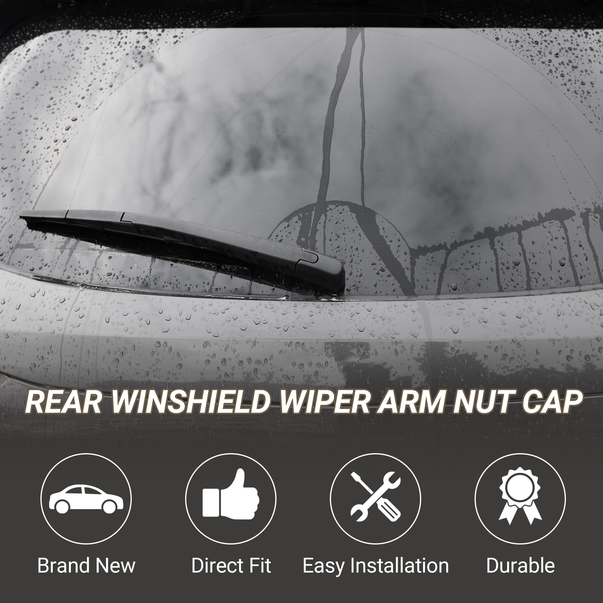 Unique Bargains Rear Wiper Arm Nut Cover for Mazda 3 BJT6-67-395