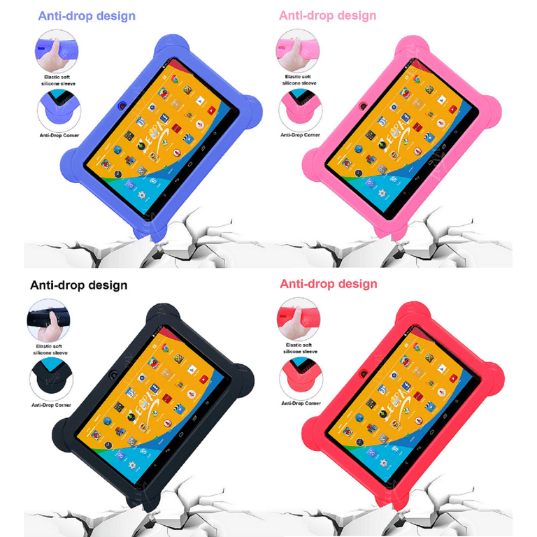7inch Kids Android Tablet 16GB Hard Drive 1GB RAM Wi-Fi Camera Bluetooth  Play Store Apps Games with Keyboard-Red