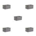 thumbnail image 2 of Maytalsory Sturdy Rope Handle Storage Bin Convenient And Reliable Storage Solution grey (31*21*13) 5Set, 2 of 6