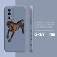 thumbnail image 3 of Case For Redmi K60E K50 K40S K40 K30 K20 10C 9 8A 8 10 Pro 4G 5G Colour Simple Liquid silicone Case Galloping Horses, 3 of 5