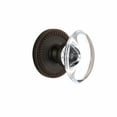 thumbnail image 6 of Grandeur Provence Crystal Door Knob with Newport Plate, 6 of 7