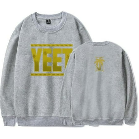 Jey Uso Yeet Merch Long Sleeve Crewneck Sweatshirt Women Men Casual Streetwear Clothes