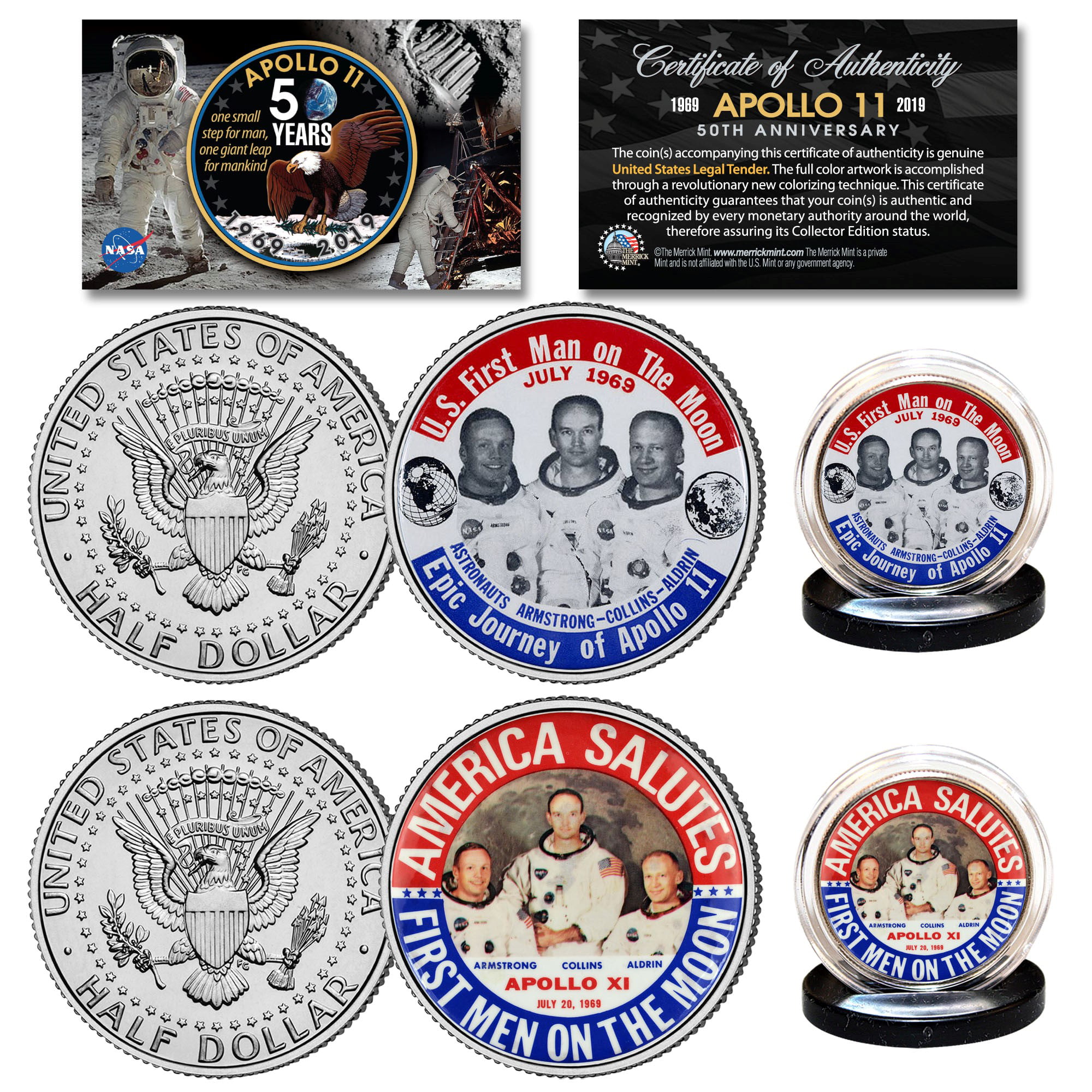 Apollo 11 Moon-landing Challenge Coin 