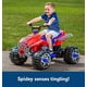 Kid Trax Merveille Spiderman Tout-Petit ATV Monter sur Jouet, Batterie de 12 Volts, 3-7 Ans, Poids Maximum du Cavalier 88 lbs, A Mené les Lumières de Tête, Spider-Man Bleu – image 5 sur 5