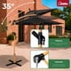 thumbnail image 4 of Sombrilla 2.9 metros Tipo Madera Playa Jardín Exterior Terraza Jardimex Inclinación Manivela, 4 of 9