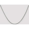 thumbnail image 2 of 14K White Gold Wg 2.4mm Round Open Link Cable Chain (18 X 2.4) Made In Peru pen211-18, 2 of 5