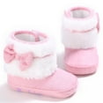 thumbnail image 4 of lnmuld Winter Boots for Girls Boots for Toddlers Warm Winter Crib Shoes with Rubber Sole for Baby Girls and Boys, 4 of 7