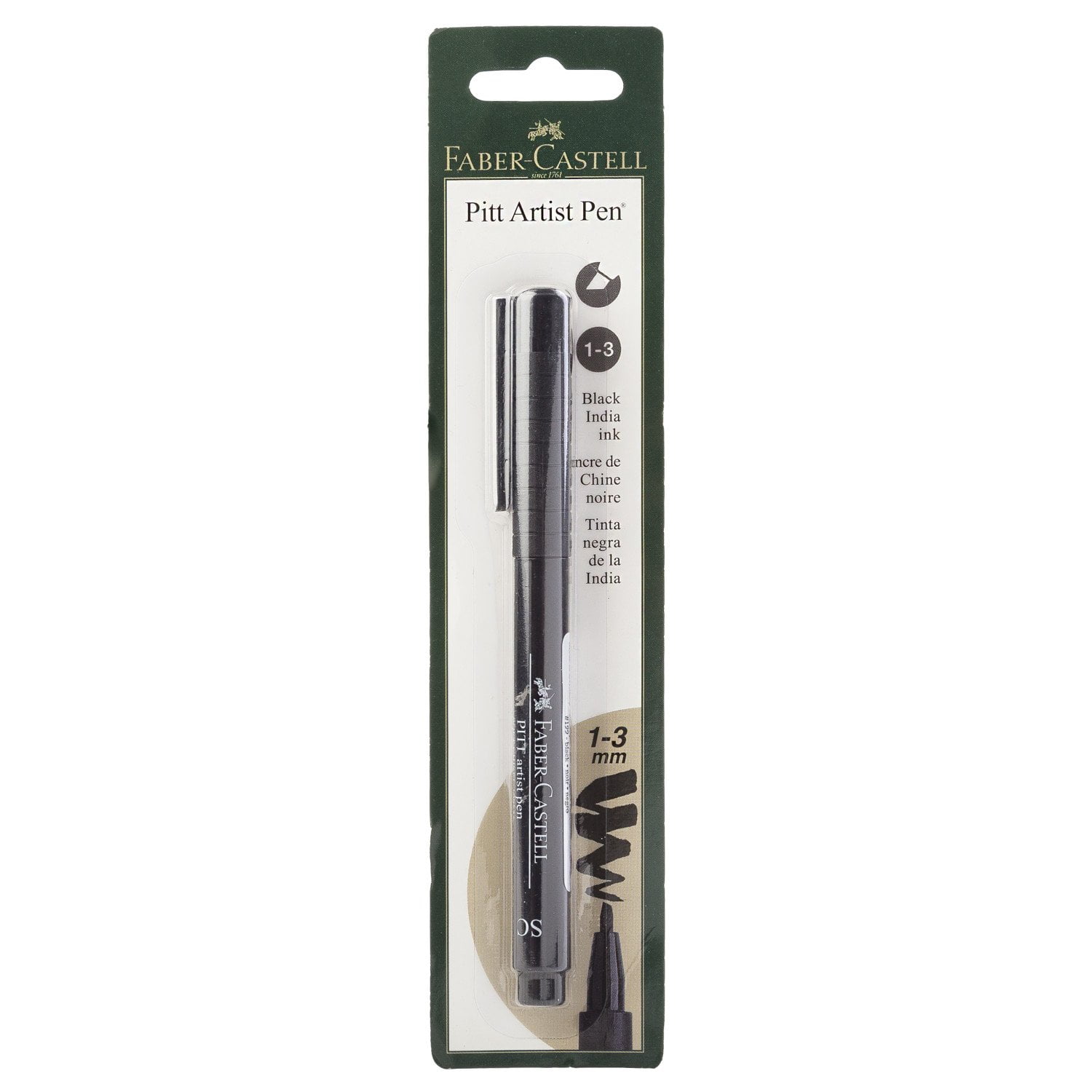 Faber Castell Pitt Artist Pen 13mm Black India ink